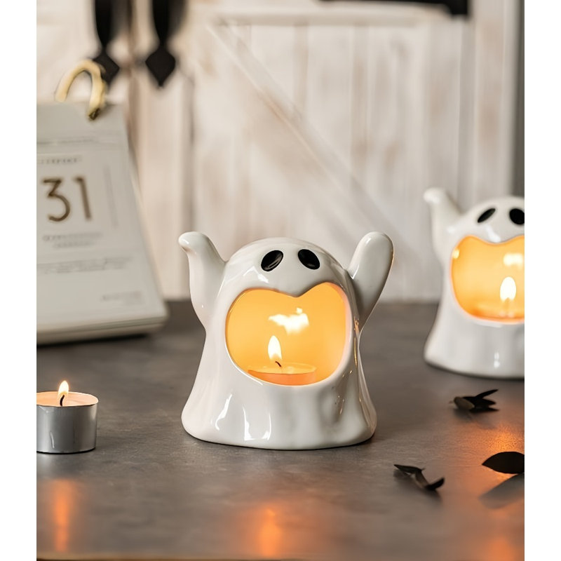 Unscented Flameless Tealight Candle with Aluminium Holder