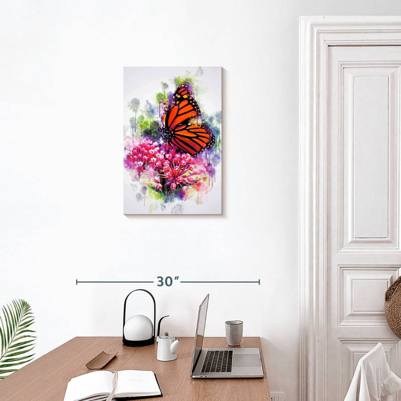 Brampt Garden Monarch Butterfly, 24" H x 16" W