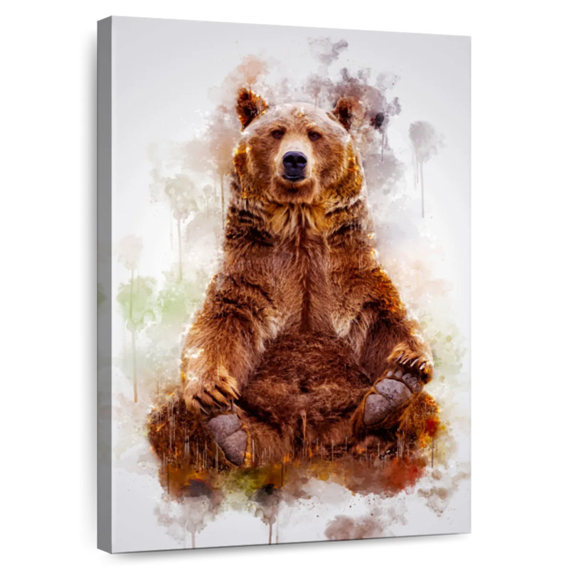 Brampt Brown Bear Sitting, 24" H x 16" W