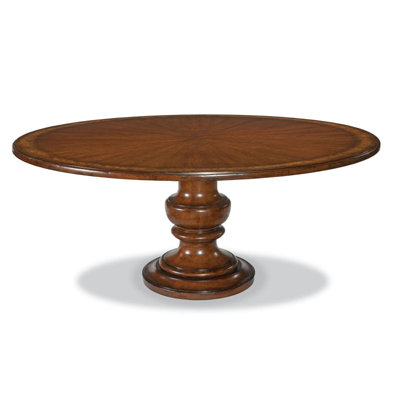 Woodbridge Furniture Tuscan Extendable Pedestal Dining Table