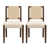 Beige Cushion/Walnut Frame selected