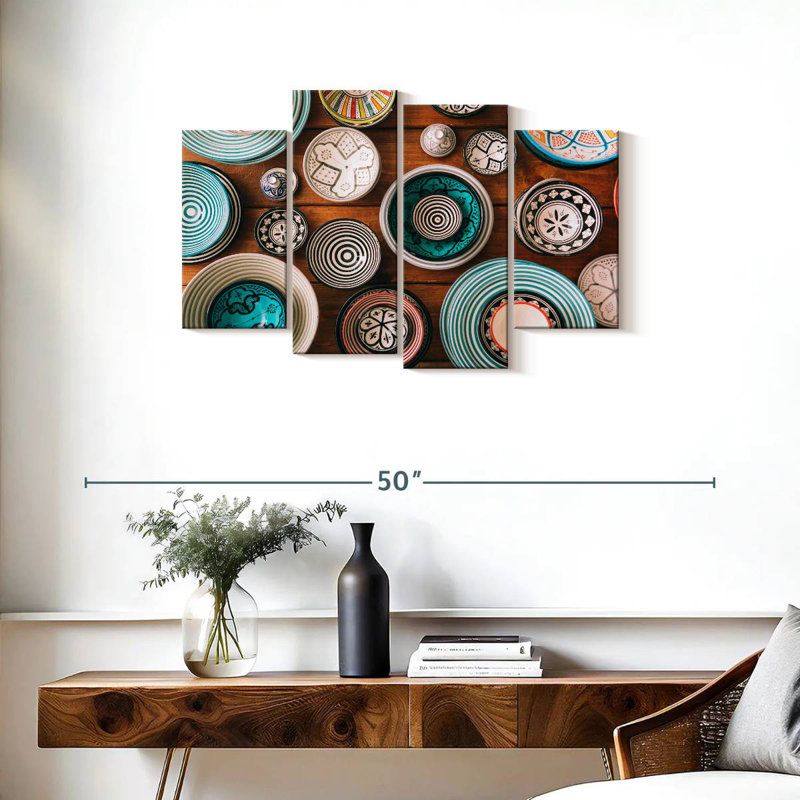 Senne Patterned Bowls, 22" H x 36" W