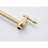 Brushed Gold Wall Mounted Folding Pot Filler Faucet - 360 Spin, Space Saving, Brass Made, Double Handles For Accurate Water Flow Control, Corrosion Resistance ,