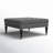 Inwood Square Cocktail Ottoman with Wheels-728329261
