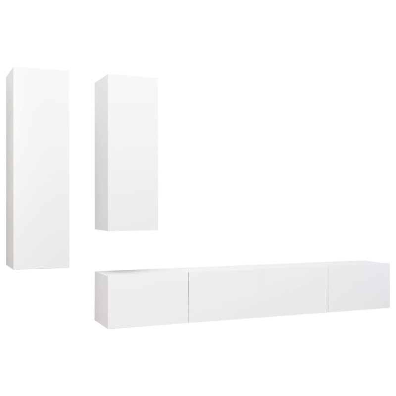 Blackjr TV Stand for TVs up to 88", White