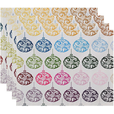 Polyester Geometric Rectangle Placemat