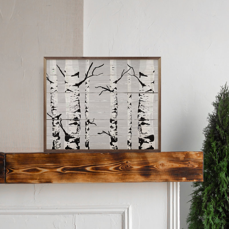 Birch Trees, 8" H x 10" W