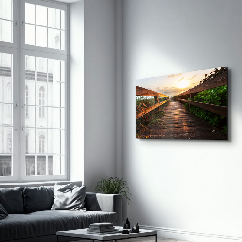 Elegant Tempered Glass Wall Art Painting, 13.8 x 21.7 inches | 100% Tempered Glass, Thickness: 0.16 inches | UV Printed for Vibrant Colors | Perfect for Home Decor, Living Room, & Office Spaces