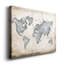 Carte industrielle - reproduction sur toile tendue-1341299939