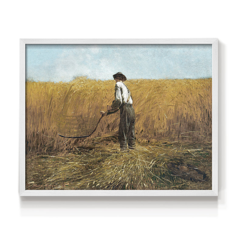Paysages rétro-DCCLV-reproduction encadrée, H 11 po x l 14 po, Blanc