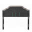 Tête de lit tapissier capitonnée pour lit grand et bois massif Pieds en métal durables, réglables Garniture cloutée, conception capitonnée moderne-593933790-593933776