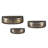 Gapspard 3-Piece Metal Indoor/Outdoor Wall Planter Set