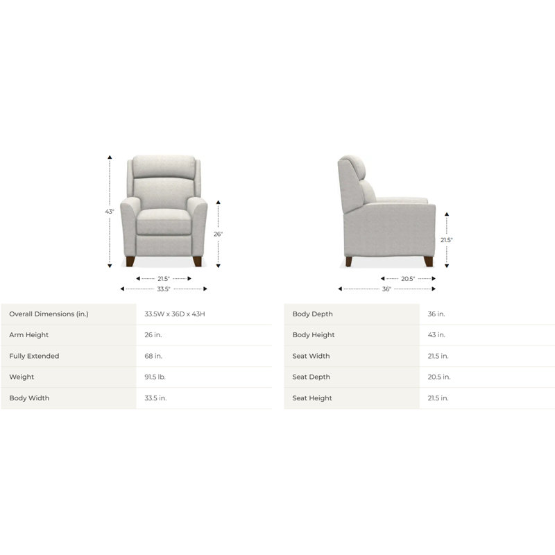  Fauteuil inclinable en cuir Rheeves