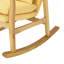 Chaise berçante élégante avec coussin