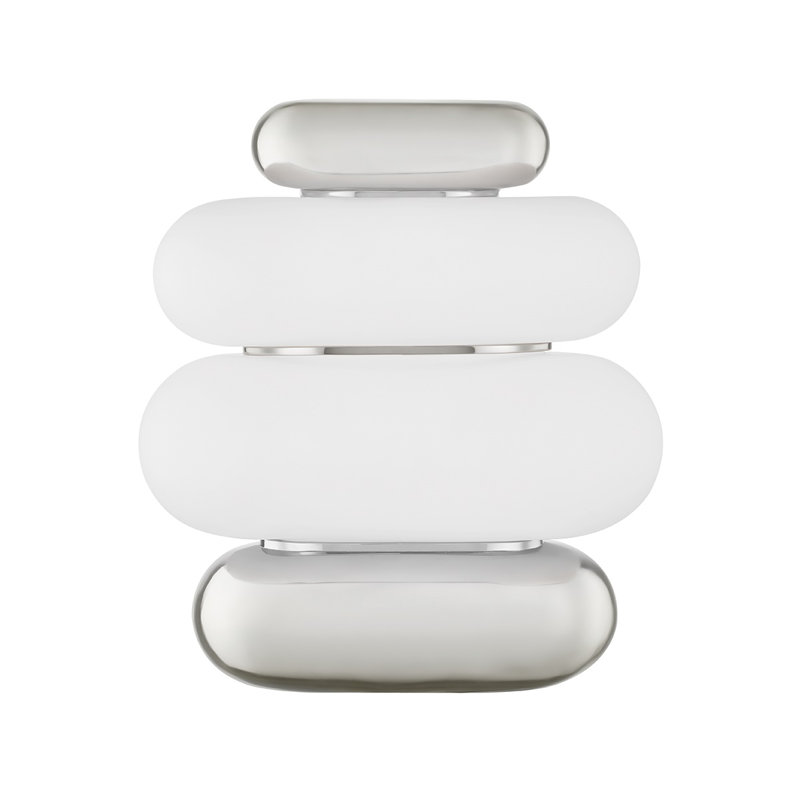 Plafonnier encastré 2 lumières Palisade, Nickel bruni
