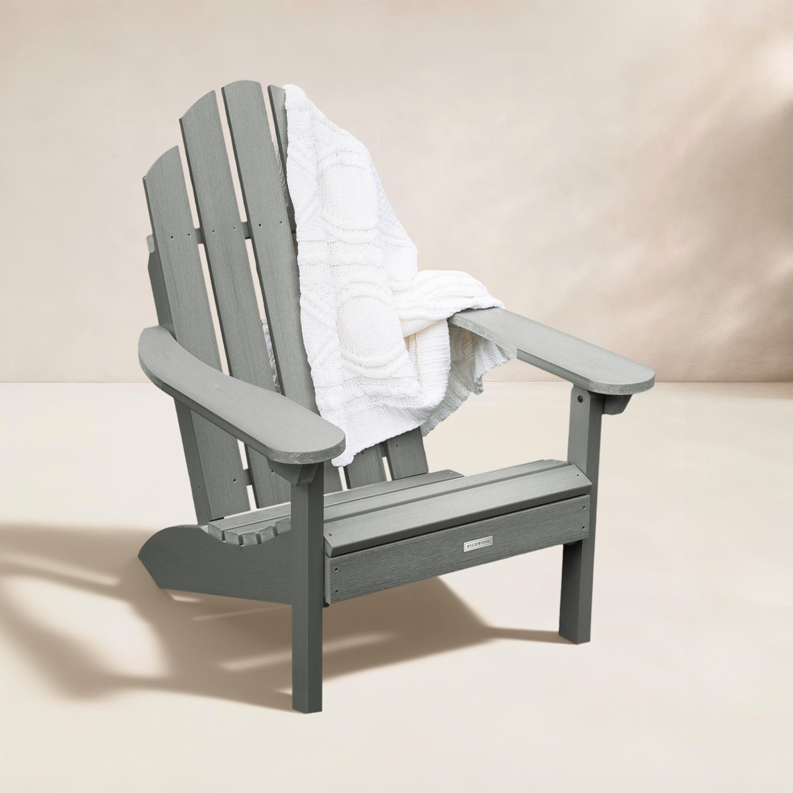 Leis Outdoor Adirondack Chair, Coastal Teak