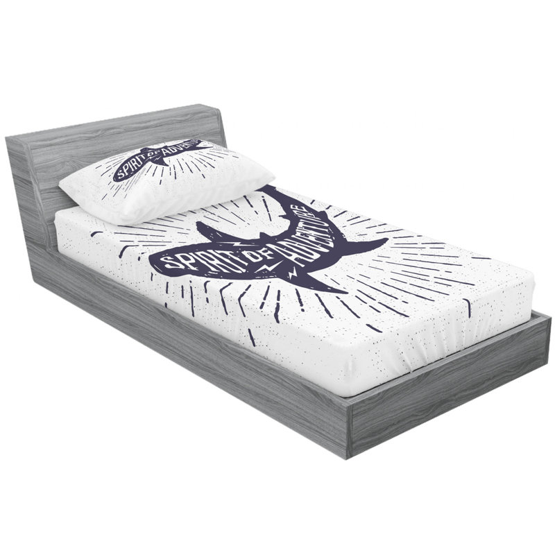 Microfiber Sheet Set, Twin XL Sheet Set with Fitted Sheet