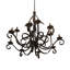 Lustre empire de style bougie à 12 lumières Montmorenci