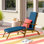 Chaise longue de 56,3 po de longueur avec coussins Barksdale