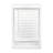 2-inch Room Darkening Slat Cordless Faux Wood Horizontal/Venetian Blind in Smooth White Finish-618071720