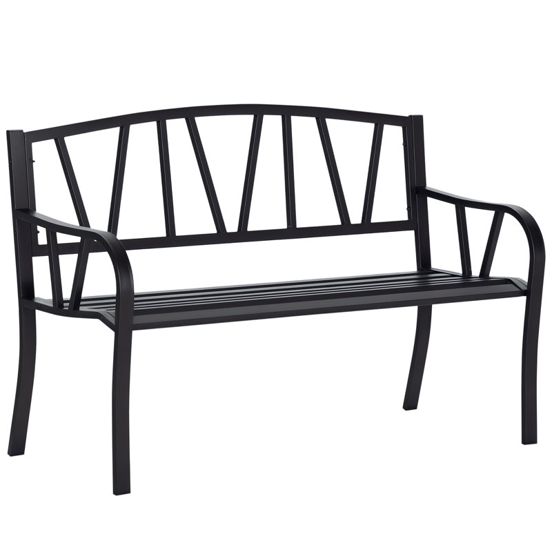 Jaciyah Metal Outdoor Bench