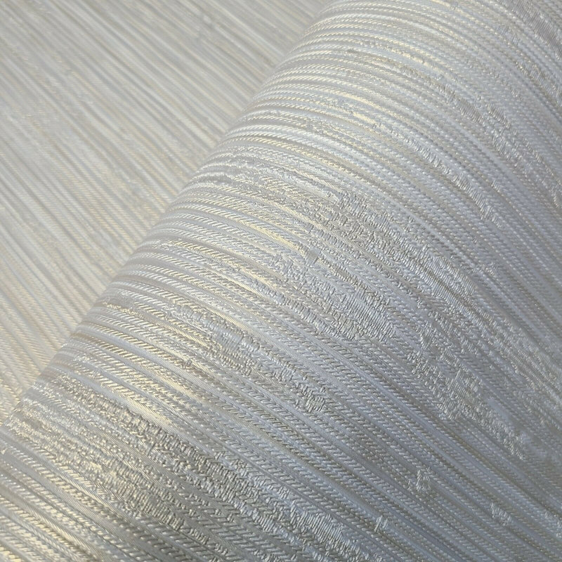 Papier peint texturé uni crème texturé Stria Lines