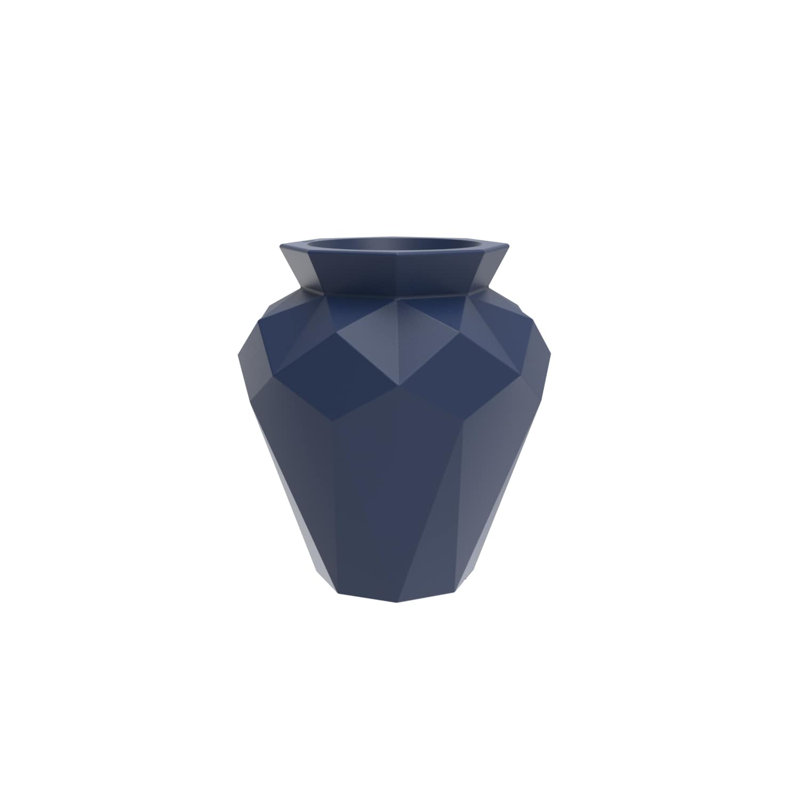 Origami - Hanami Planter, Blue, 47.25" H x 36.25" W x 36.25" D