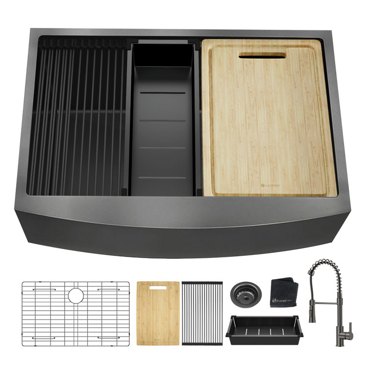 15 Black Cutting Board - Workstation Sink Accessory - (LCB15-BL) – Create  Good Sinks