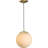 Medium Hanging Pendant Light with Opal Glass Globe-1633529938