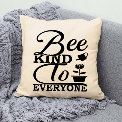 Polyester/Polyester Blend Reversible Throw Pillow