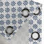 Rideau de fenêtre décoratif à 2 panneaux Latitude Run®, 50 po x 84 po, blanc indigo-106353148