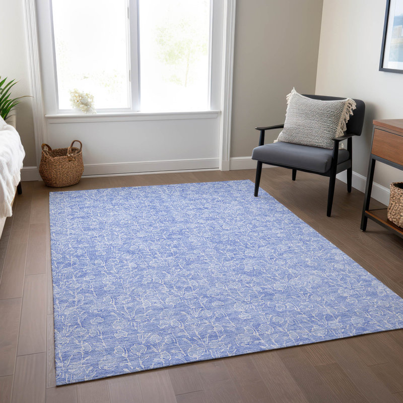 Tapis intérieur / extérieur Lavonia avec envers antidérapant, Rectangle 8 pi x 10 pi