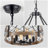 6 - Light 21.65" Dimmable Farmhouse Geometric Drum Chandelier Ceiling Lights for Foyer Kitchen Island Living Room-109402285
