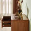 Ensemble de 2 tables de chevet courbes avec 3 tiroirs
