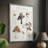 Mushroom Chart Framed Print - Solid Wood-1437885046