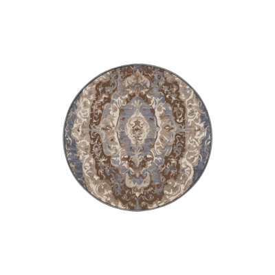 Machine Washable Gray Area Rug