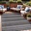 Tapis gris à rayures Waikiki-476548338