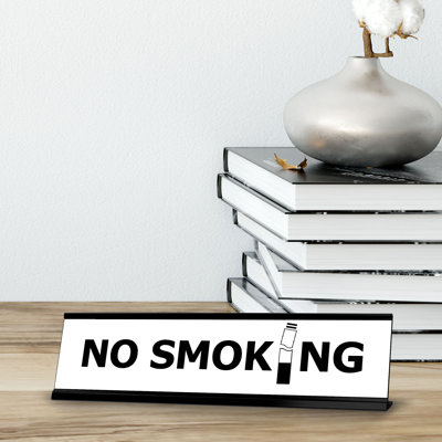 Signe de bureau non-fumeur
