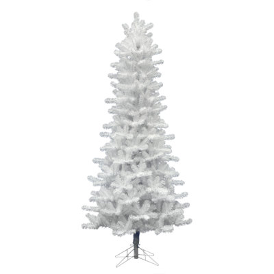 Arbre de Noël artificiel pin blanc 10 pi avec base 10 pi