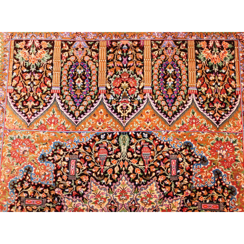 Persian Silk Oriental Area Rug