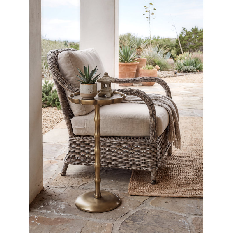 Table de bout Birdy, Laiton