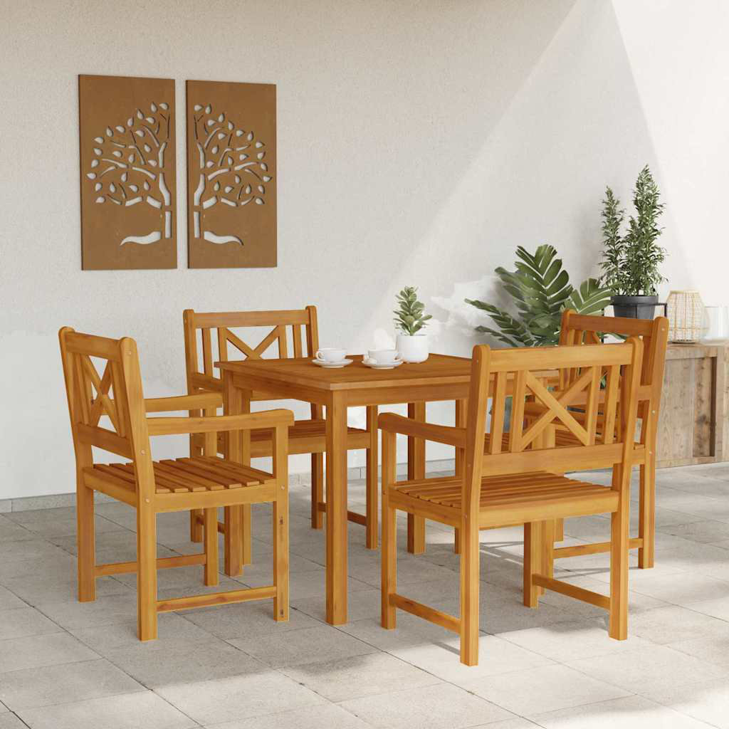 Square 5 - Piece 4 - Person 85Cm L Outdoor Table Set