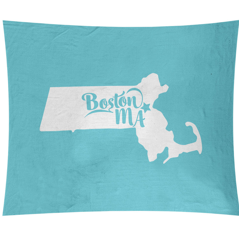 Polyester Tapestry, 27.5" H x 37.5" W, Teal