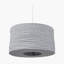 Yaqub 1 - Light Grey Drum Pendant-1044605520