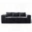 Canapé Cloud dans une boîte, canapé désossé, canapé en velours côtelé à assise profonde confortable, comprimé, sans assemblage, mousse à mémoire de forme, petits lits modernes pour petits espaces, appartement-428933484