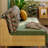 Log-Style Armless Solid Wood Sofa