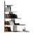 Modern White Bookshelf with Wall-Mount Option, 47.8 x 47.2 x 7.7 inches | 100% Melamine Coated Particle Board, Thickness: 0.7 inches | Numerous Shelves, Perfect for Home or Office Organization & Stylish Décor-2070939082