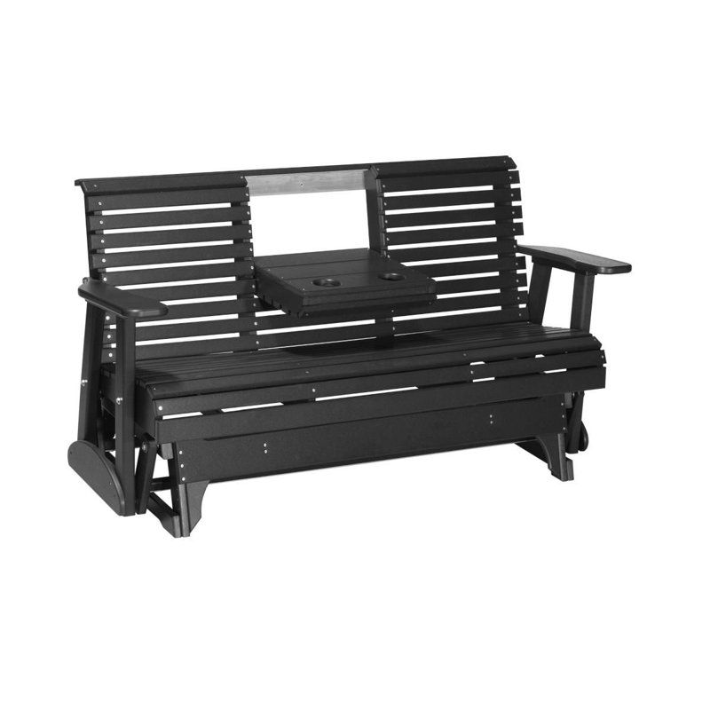 Banc coulissant Walworth, Noir