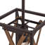 Luminaire suspendu carré 1 lumière Farmhouse
