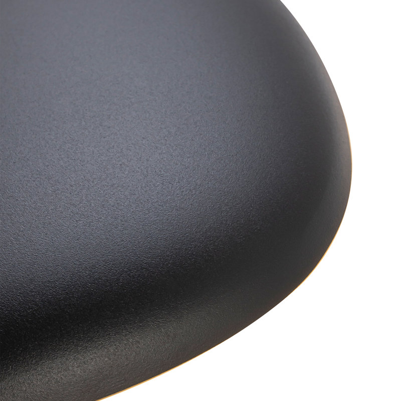 Clipse 9-in Black Dimmable LED Wall Sconce, Black